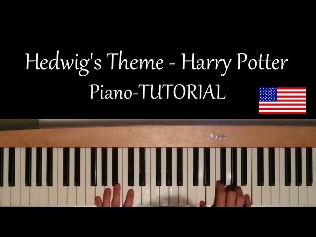 How to play Hedwig's Theme from Harry Potter on Piano - Tutorial