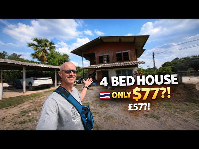 Thailand’s CHEAPEST 4 Bedroom House! 🇹🇭 ($77 Rent)