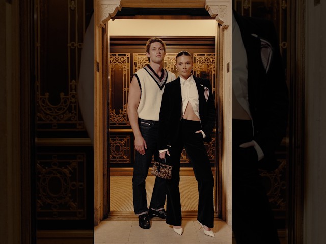 TOMMY HILFIGER | Harriet Herbig-Matten and Damian Hardung, caught between floors at The Plaza