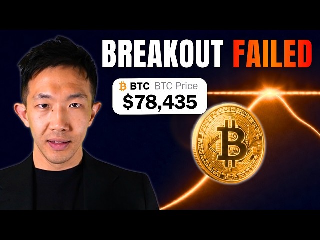Bitcoin Failed At The Bull Market Line. I'm Still Waiting.