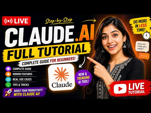 Claude AI for Beginners 🧠 Start Using It Today (Live Training)