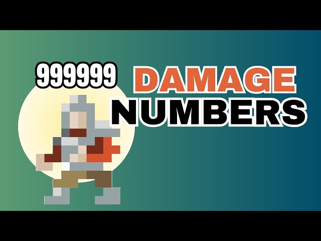 Adding Floating Damage Numbers to My Indie Game | Devlog 6