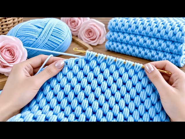Beautiful Crochet Tutorial! Crochet for Beginners. Very Easy Crochet Baby blanket,Top, Tunic