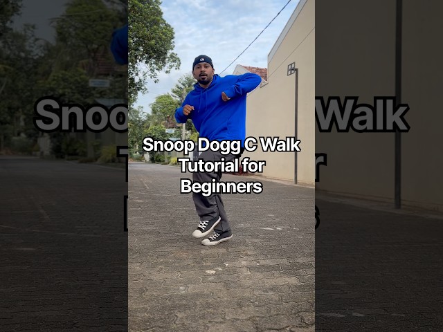 How to C Walk like Snoop Dogg 😎 #snoopdogg #cwalk #hiphopdance #tutorial #stepbystep #beginners