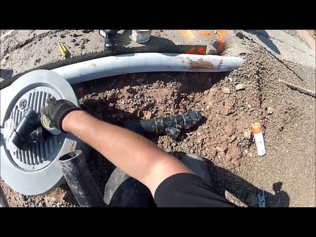Basement Plumbing Ground Run Video HD