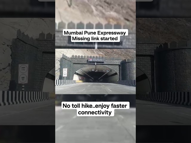 Mumbai–Pune Expressway Missing Link Started 🚧 | No Toll Hike #MumbaiPuneExpressway #MissingLink