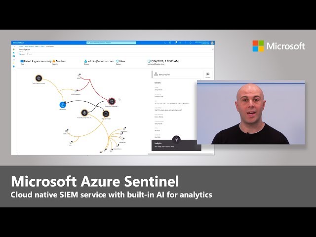 What is Microsoft Azure Sentinel? Cloud-native SIEM.