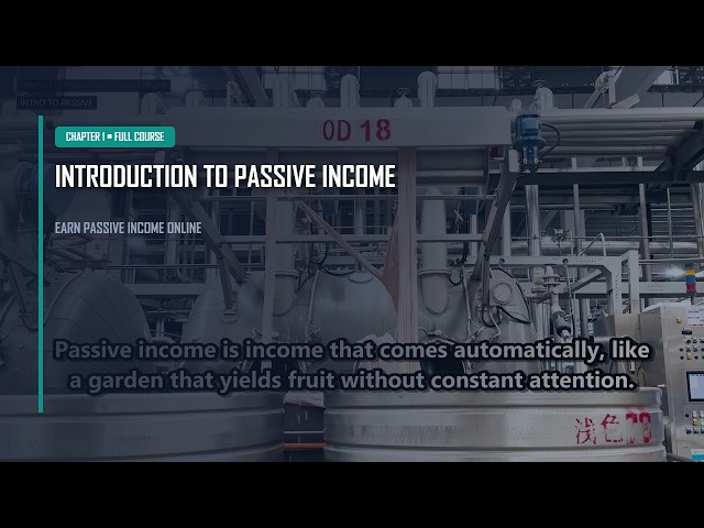 Chapter 1: The Core Fundamentals | Earn passive income online Course
