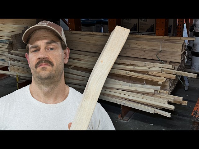 I built a full office set with Home Depot lumber