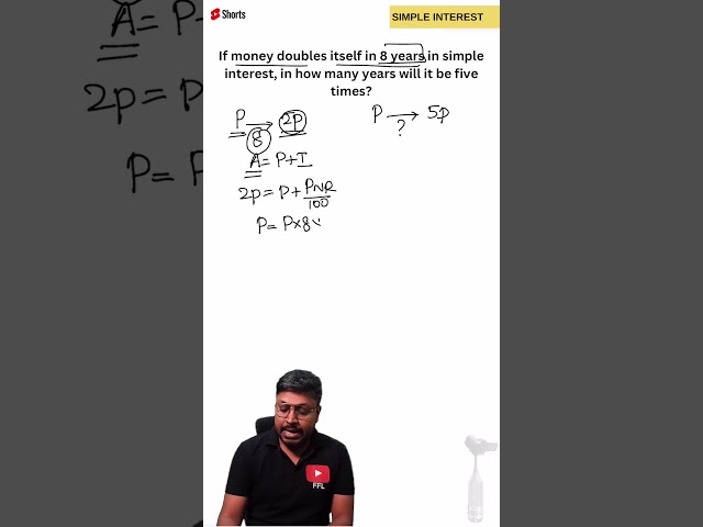 Simple Interest Q-1 (Quantitative Aptitude) #feelfreetolearn #aptitudequestions  #FFLtricks #FFL