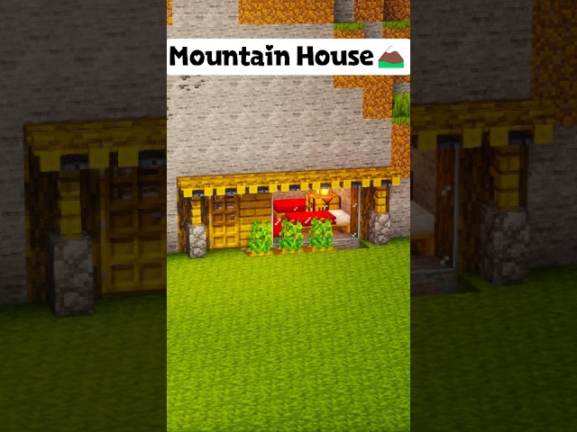 Minecraft Mountain House⛰️