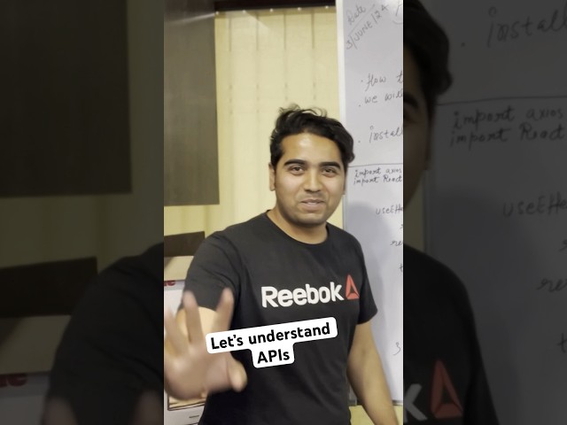 Let’s understand APIs || #fullstackdev