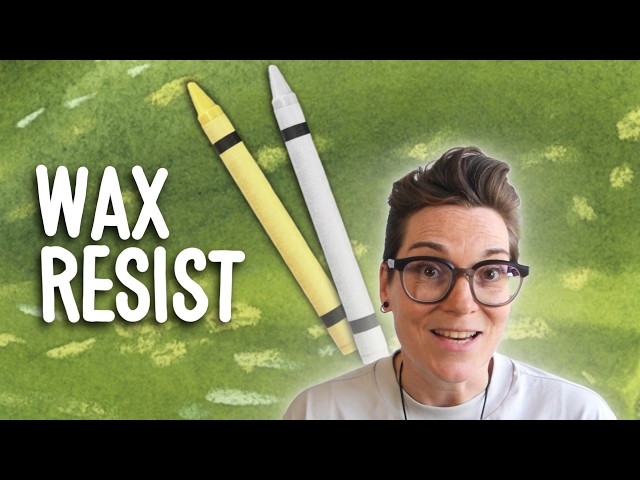Simple Trick for Sparkly Watercolor