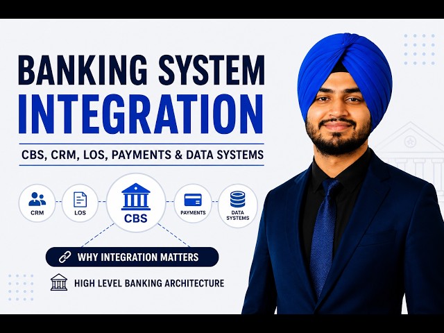 Banking System Integration Explained | CBS, CRM, LOS, Payments & Data Systems