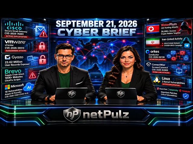 Cipher & Echo | September 21, 2026 Cyber Brief — Active Exploits, Ransomware & Supply Chain Attacks