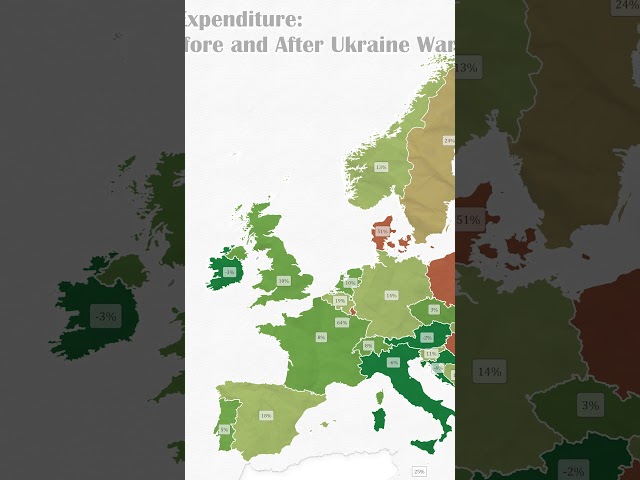 Europe's Military Spending Shock: 802% Surge in Ukraine! 🗺️💰