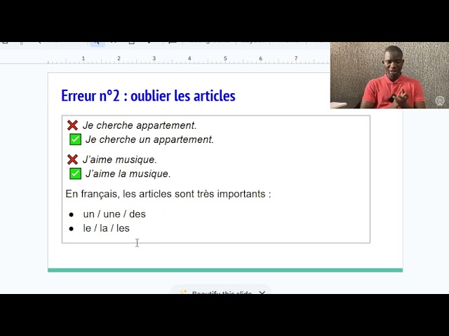 French Grammar for TEF/TCF!