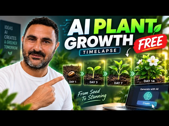 I Made a Viral Plant Growth Video Using AI (Tutorial)