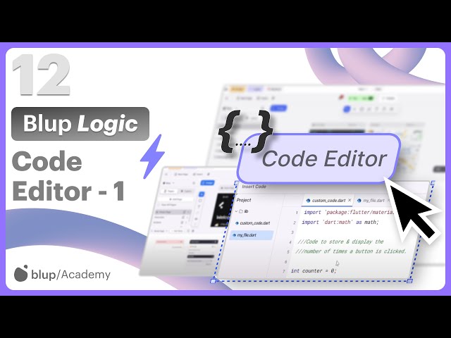 Blup Code Editor: Write your own flutter code in Blup. | Using Global Methods and Variables #flutter