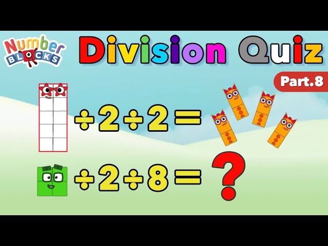 Numberblocks Learn Division Part 8｜Math Division for Kids