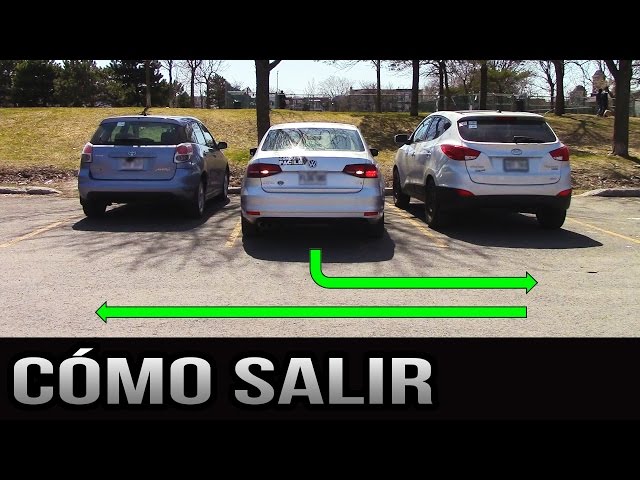 How to exit a parking space - 90 degrees and parallel