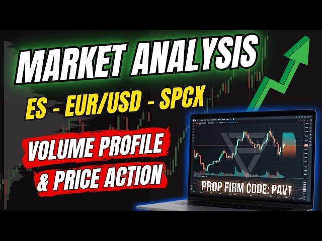 Volume Profile Analysis - ES, EUR/USD, SPCX (This Week's Key Levels)