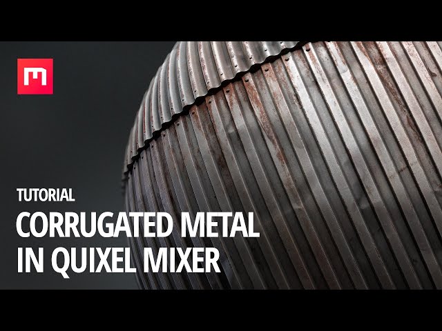 Quixel Mixer: Creating Corrugated Metal in Mixer