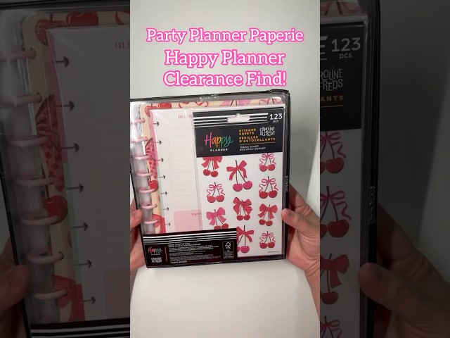 Happy Planner | Clearance Find Unboxing | Cherries & Bows!