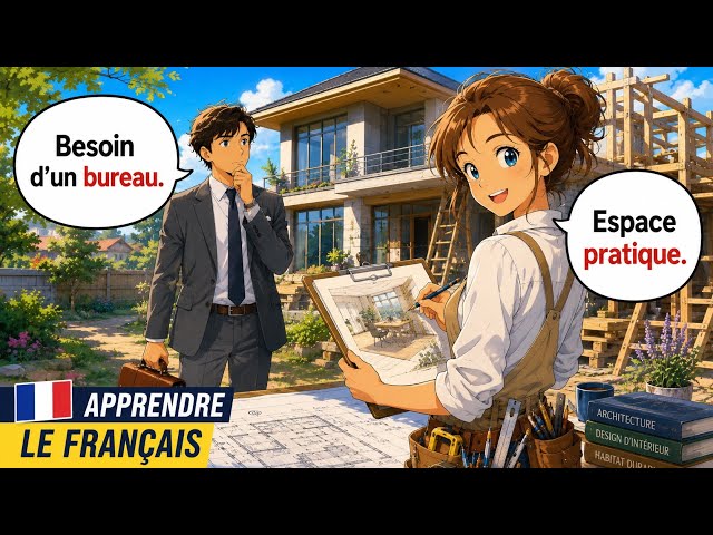 French Conversations for Beginners | Planning a Dream House (A1–A2)