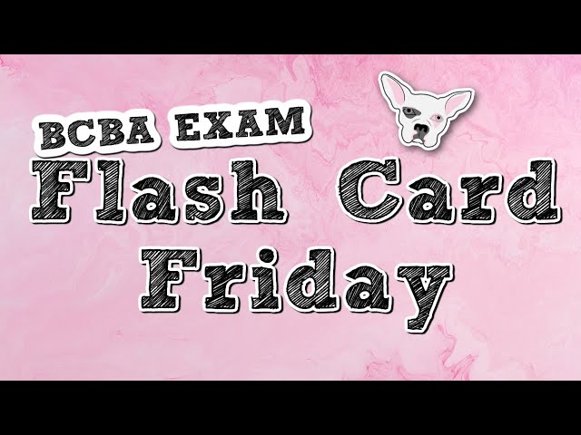 Flash Card Friday