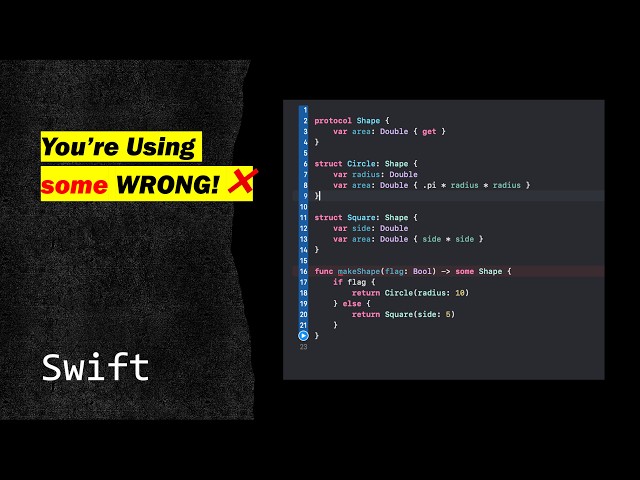 You’re Using some WRONG! | Swift Opaque Types Explained