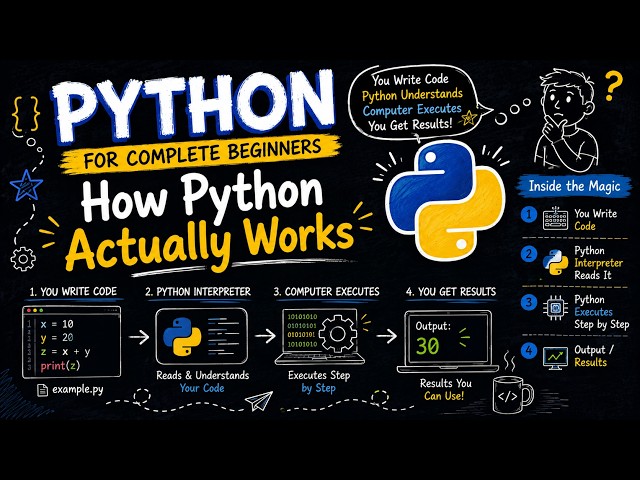 5.How Python Works? | Python for Complete Beginners
