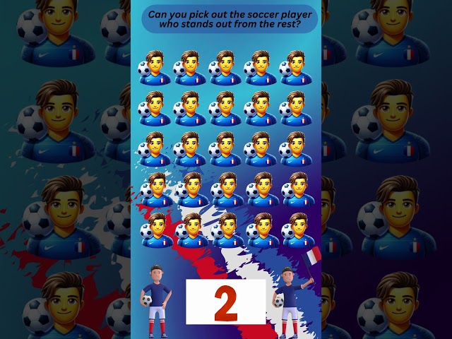 🧐 Football Genius Test EXTREME: Spot What Others Can't! #shorts #challenge #football