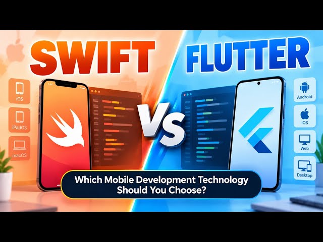 Swift vs Flutter | Which Mobile Development Technology Should You Choose? | Uplatz