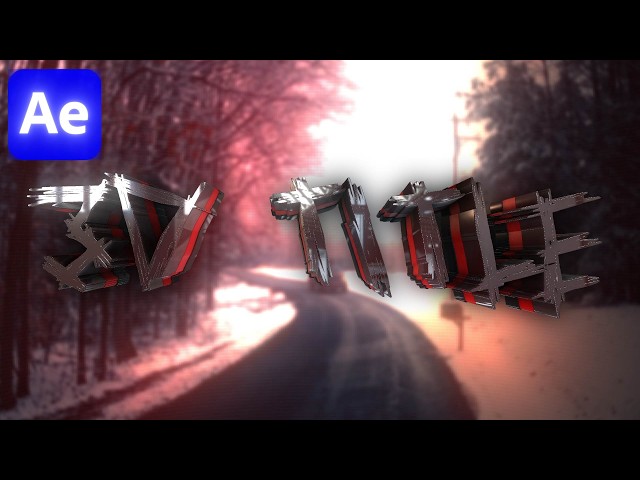 This 3D Title Plugin CHANGES Everything in After Effects