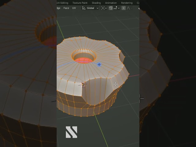 Blender tip#51 How would you model this? #blenderforbegginer #tips