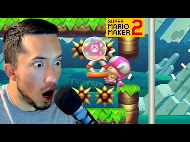 This hitbox makes NO SENSE!! | Expert NO CHECKPOINT Challenge!! (Super Mario Maker 2)