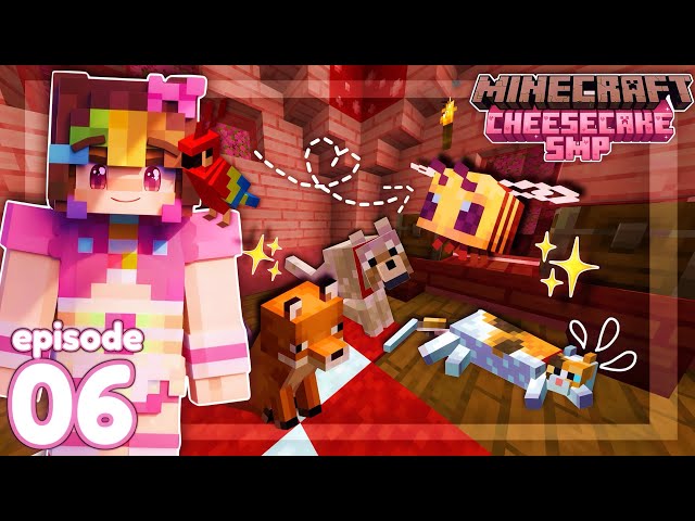 New Furry Friends!! 🐈🎀(not furrys like the animal people ones)  (EP.5) | Cheesecake SMP Season 5