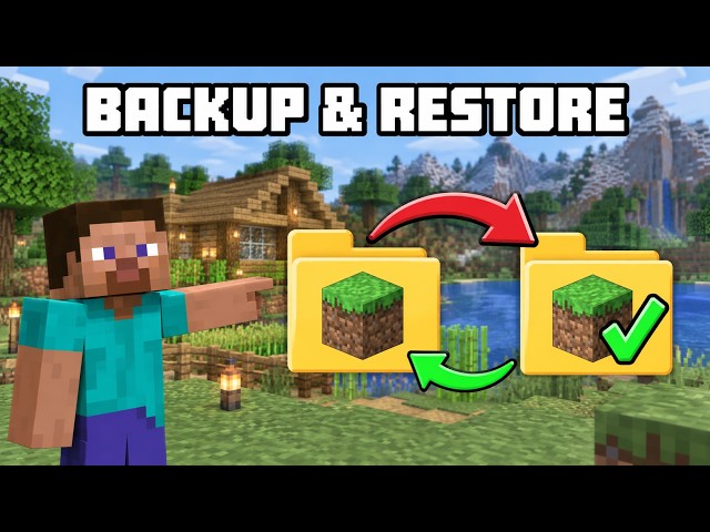 How to Back Up & Restore Minecraft Worlds in Java Edition