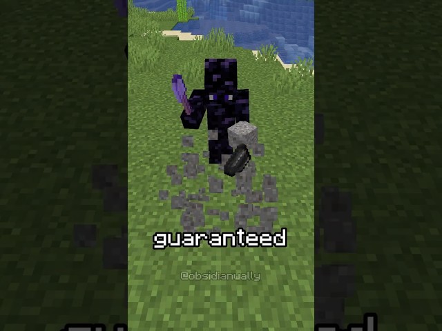 HOW TO ALWAYS GET FLINT #minecraft #minecraftbeauty #minecraftbuilding