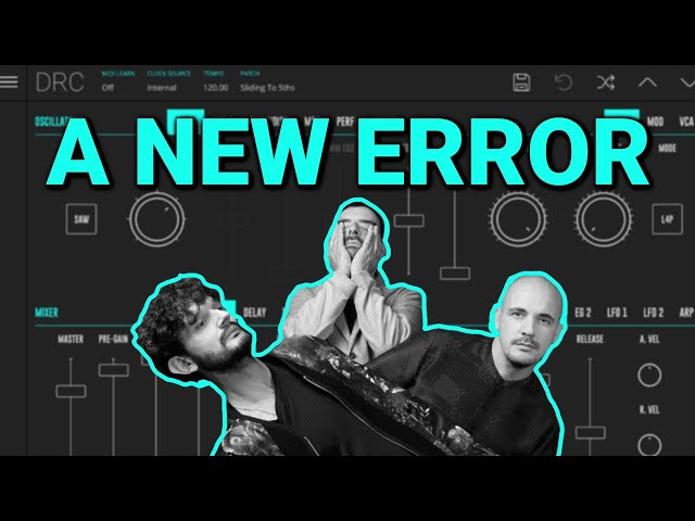 How to make Moderat  "A New Error" bass and synth sounds in DRC
