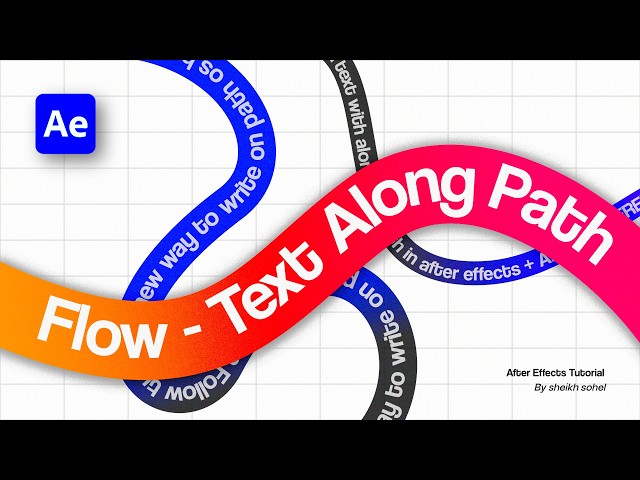 Animate Text Along Path in After Effects | Advanced Tutorial