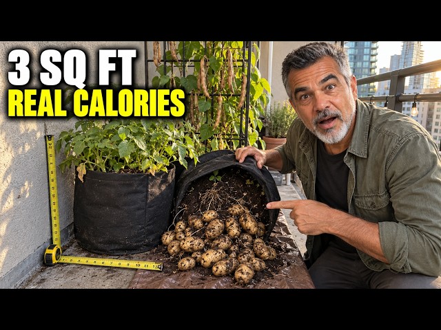 Balcony Prepping: Grow Emergency Calories in Just Three Square Feet