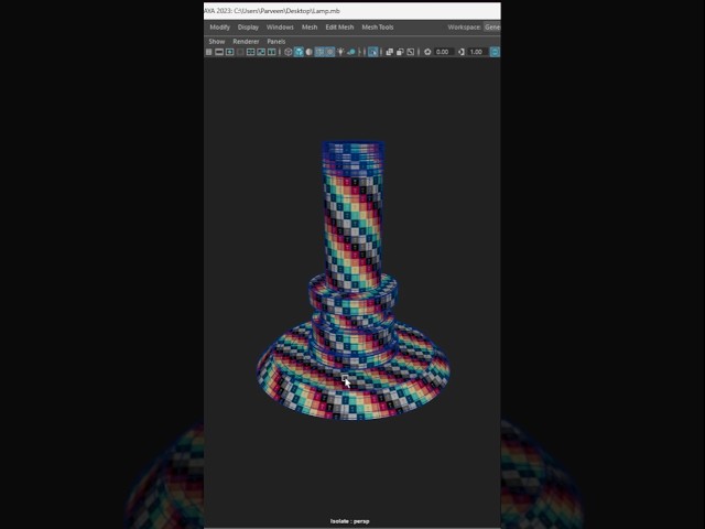 Easiest Way to Unwrap Any 3D Model in Maya #maya3d #modelingtips #unwrapping