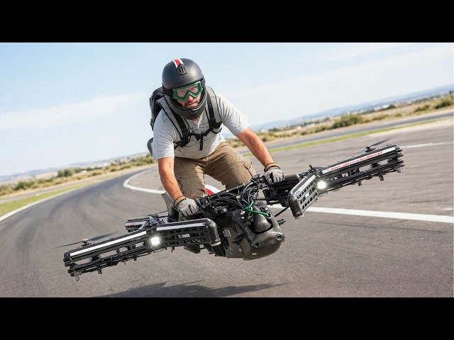 Man Builds a DIY Flying Motorcycle… Will It Fly? | Start to Finish by @mwigmedia