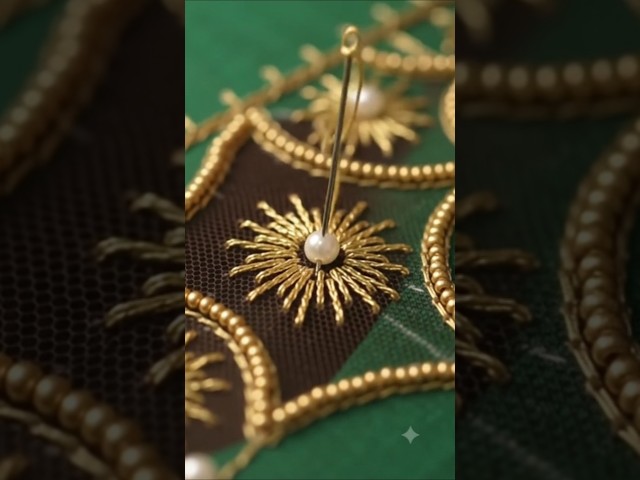 A Touch of Thread, A World of Beauty ✨ #embroidery #handembroidery #embroiderydesign #embroideryart