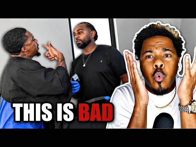 360JEEZY REACTS TO DEEN THE GREAT CRASHIN OUT ON BARBER GIVING HIM A BALD SPOT 😭💀