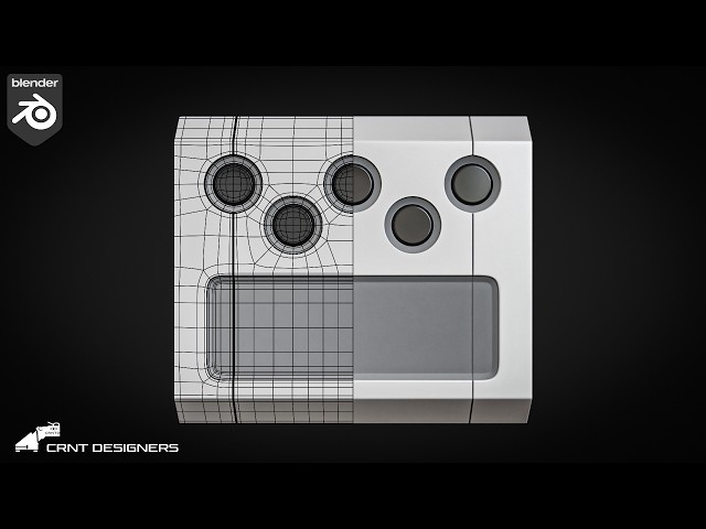 Hard Surface Panel Modeling in Blender with Clean Topology