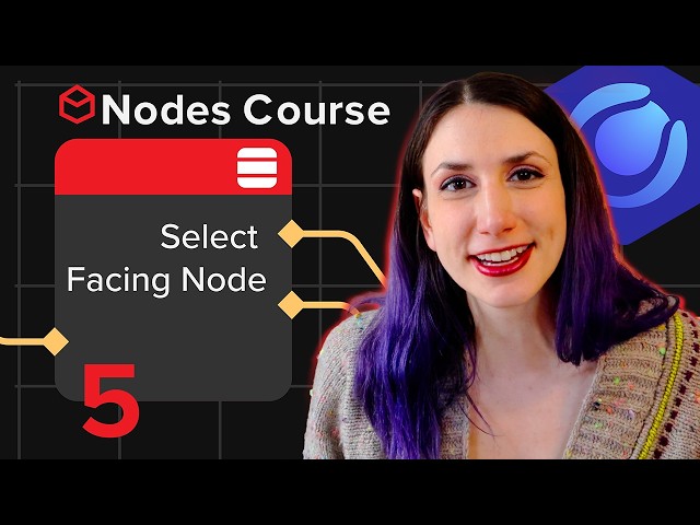 Select Facing Node in Cinema 4D Nodes Course Part 5