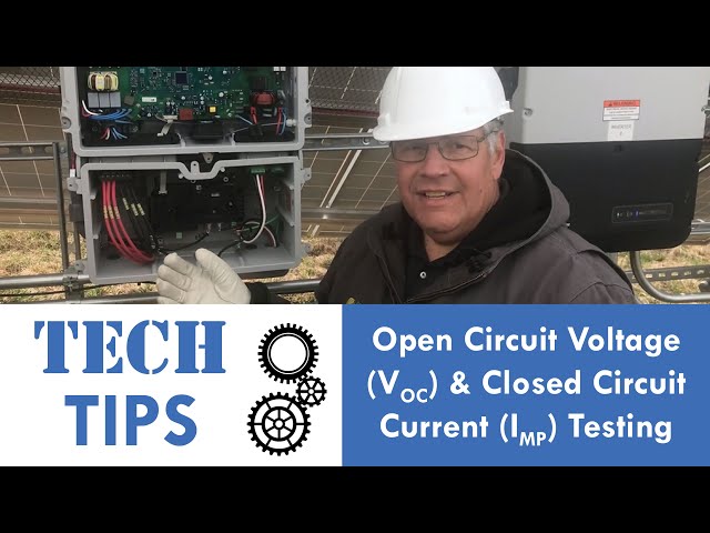 Voc and Imp Testing on PV Solar Arrays